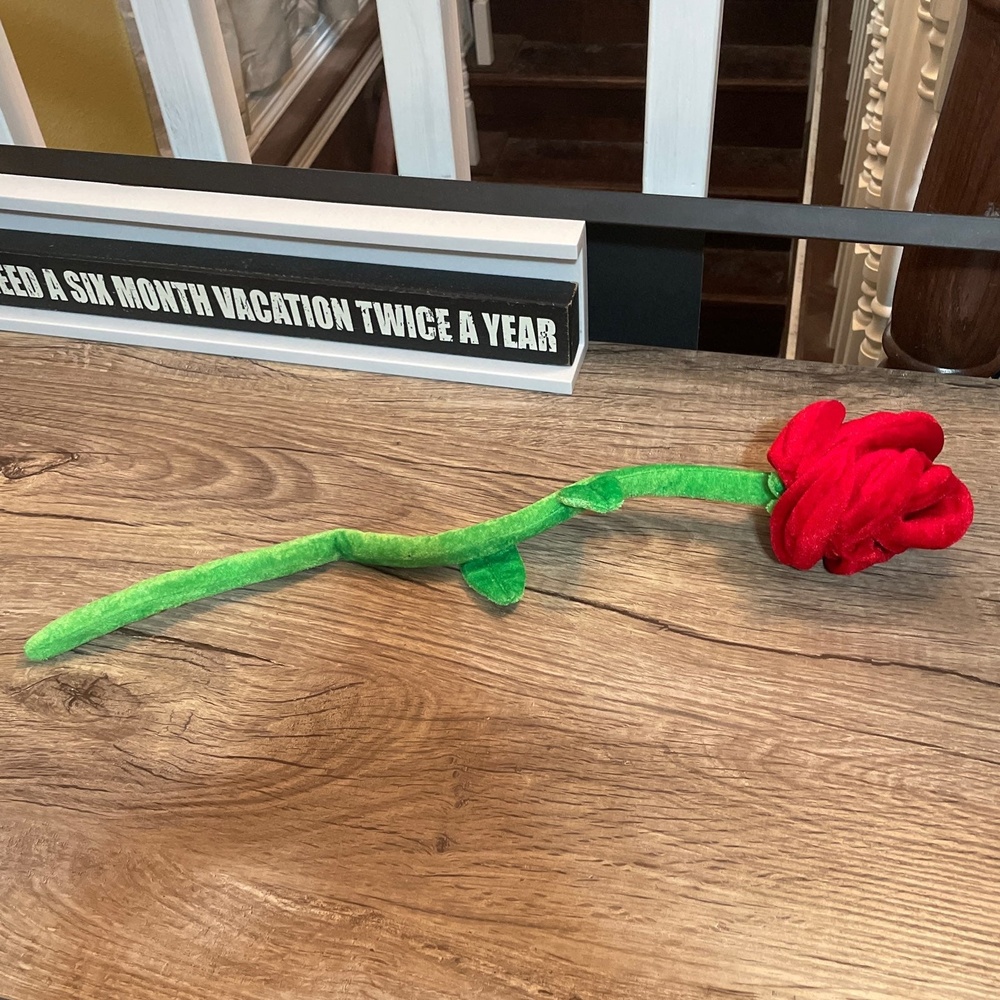 Bendable Red Rose 21in L